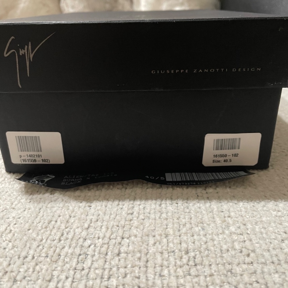 Giuseppe Zanotti Black Spider Heels EU 40.5 US Size 10.5 - Picture 7 of 13